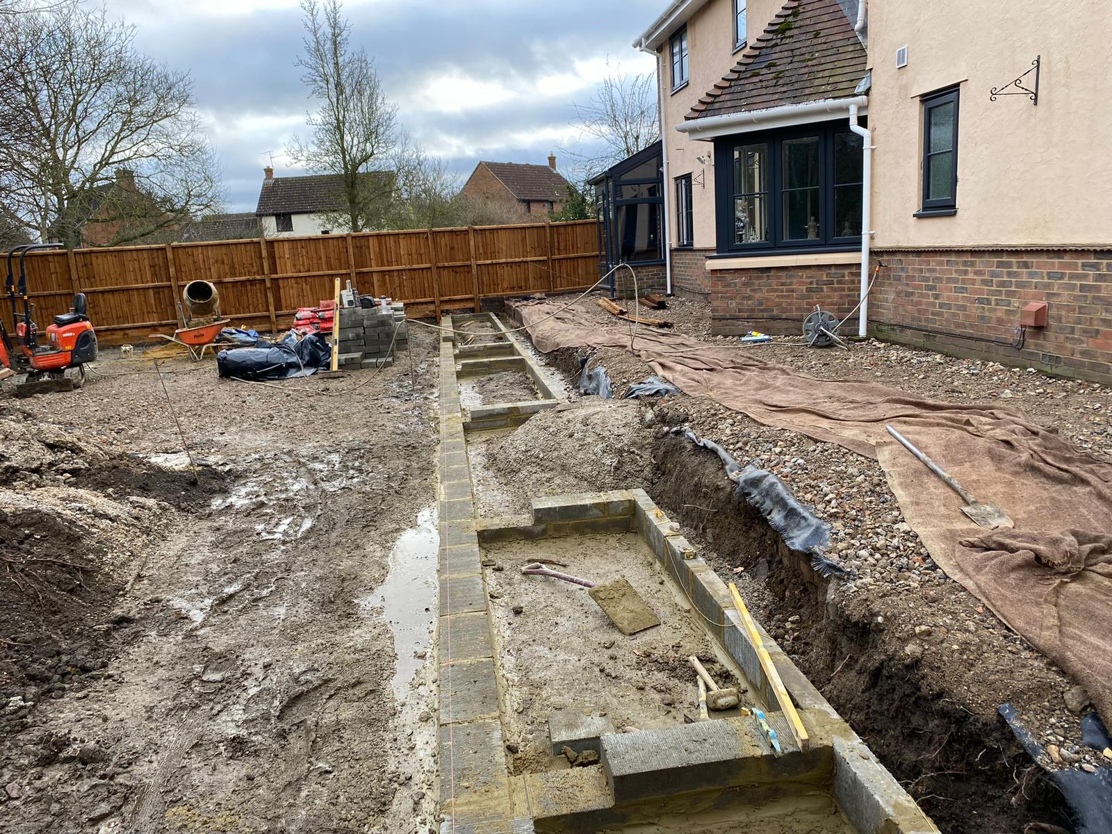 Building Backyard Slab by My Virtual Garden Design