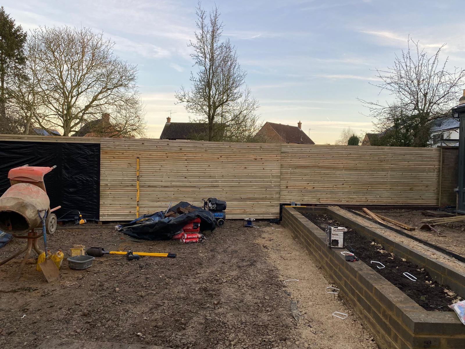 Building Backyard Walls by My Virtual Garden Design