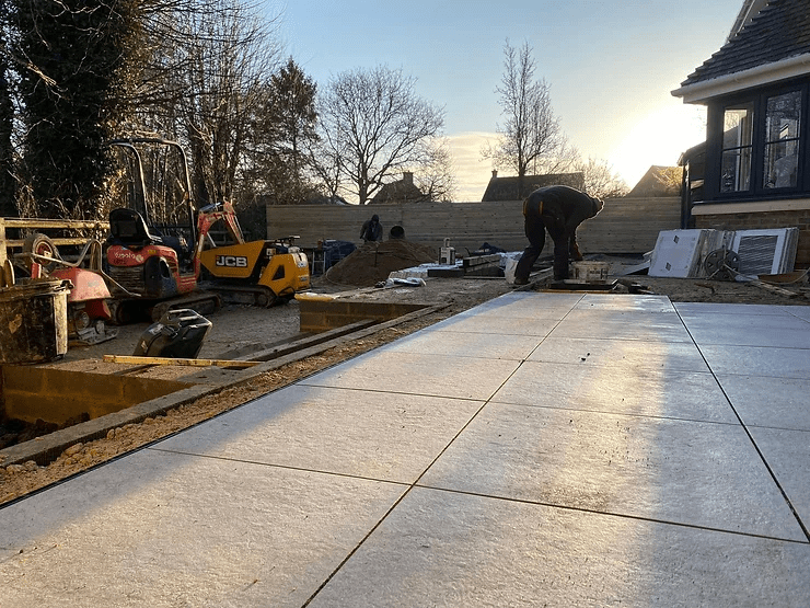 Laying Tiles for Landscape by My Virtual Garden Design